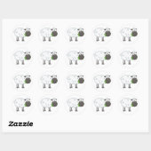 Wollige schapen Stickers (Vel)
