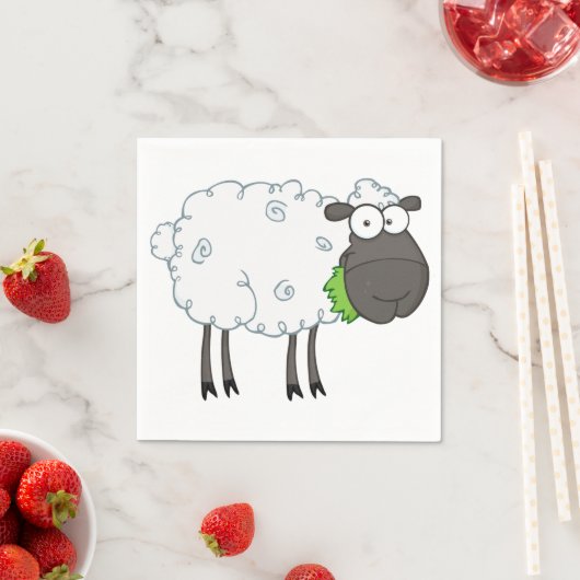 wollige servetten van schapenpapier (Insitu)