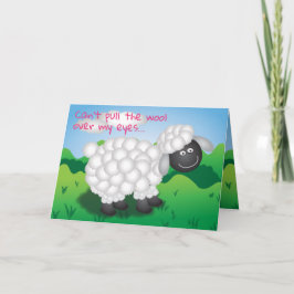 wollige Valentijn Feestdagen Kaart
