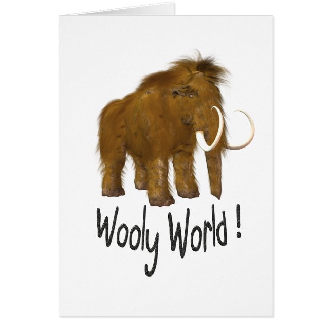 "Wollige Wereld" Wolharige Mammoet (Voorkant)
