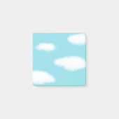 Wollige Wolken Blauwe Lucht Post-it® Notes (Voorkant)