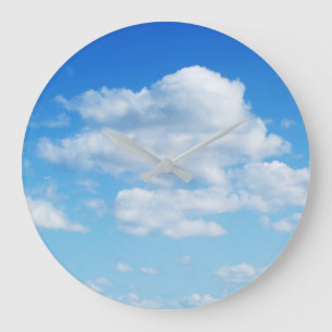 Wollige Wolken en Blauwe Lucht Grote Klok