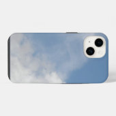 Wollige Wolken iPhone Hoesje (Achterkant horizontaal)