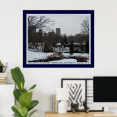 Wollman Ice Skating Rink, Central Park NYC Poster (Thuiskantoor)