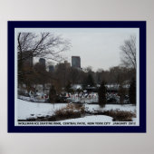 Wollman Ice Skating Rink, Central Park NYC Poster (Voorkant)