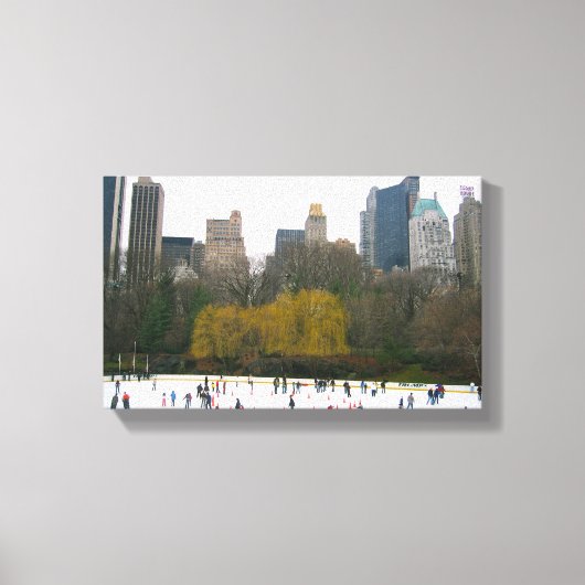 Wollman Rink Central Park New York City NYC Canvas Afdruk (Voorkant)