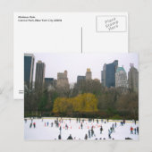 Wollman Rink NYC Skating Rink Central Park Briefkaart (Voorkant / Achterkant)