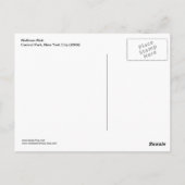 Wollman Rink NYC Skating Rink Central Park Briefkaart (Achterkant)