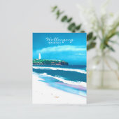 Wollongong Beach vuurtoren NSW Briefkaart (Staand voorkant)