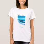 Wollongong Beach vuurtoren NSW T-shirt (Voorkant)