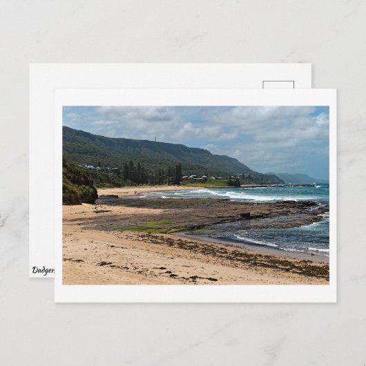 Wollongong kustlijn briefkaart (Voorkant / Achterkant)