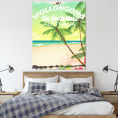 Wollongong New South Wales Australië Canvas Afdruk (Insitu (Slaapkamer))