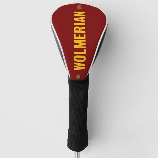 WOLMERIAN Golf Head-Hoesje Golfheadcover (Voorkant)