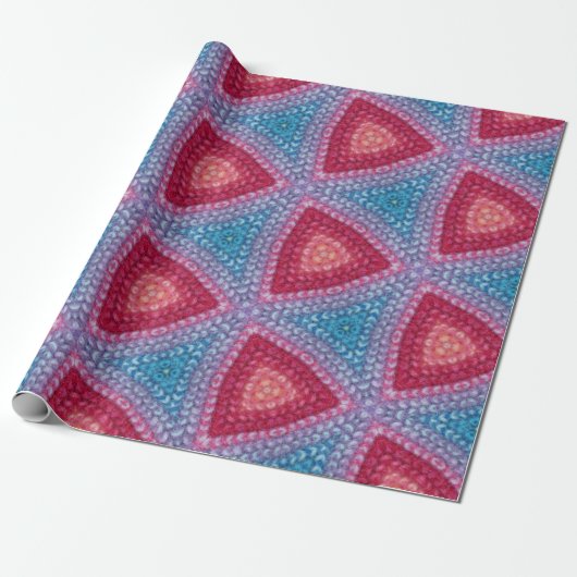 Wolpatroon Cadeaupapier (Uitgerold)