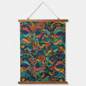 wolpatroonpaisley hangend wandkleed (Voorkant)