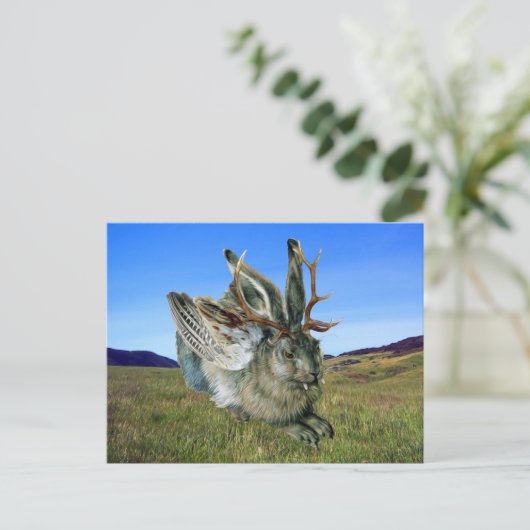 Wolpertinger Briefkaart (Staand voorkant)