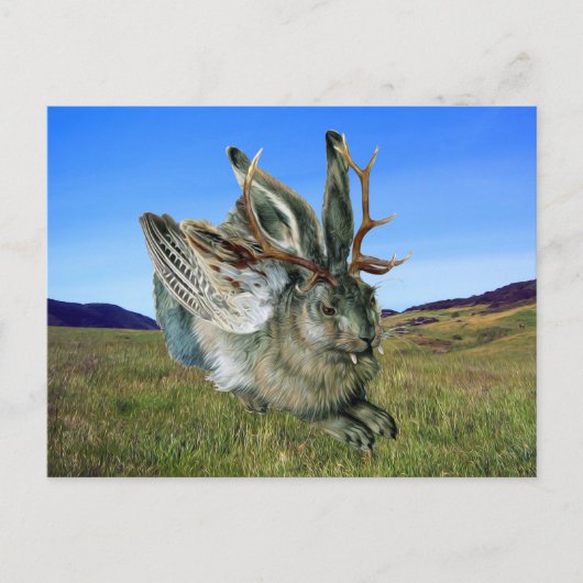 Wolpertinger Briefkaart (Voorkant)