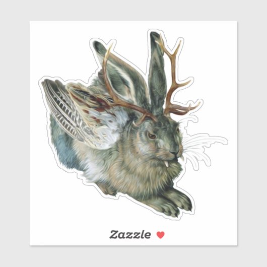 Wolpertinger Sticker (Vel)