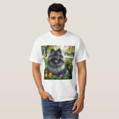 Wolspitz Keeshond T-shirt (Voorkant volledig)