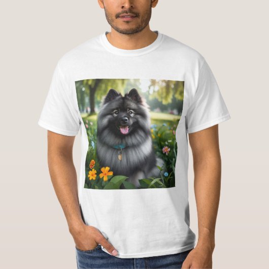 Wolspitz Keeshond T-shirt (Voorkant)