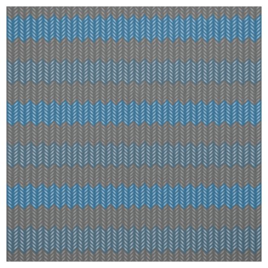 Wolstof Blauwe wollen patroon stof textiel (Swatch)