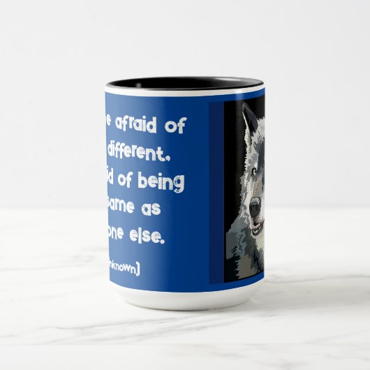 Wolven 2 mok (Midden)