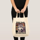 Wolven beschermen ze tote bag (Voorkant (product))