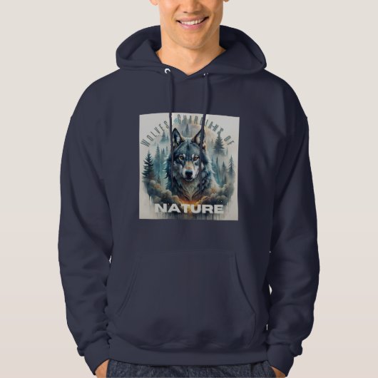 Wolven Bewakers van de Natuur Hoodie (Voorkant)