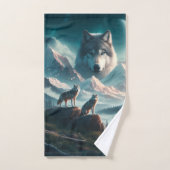 Wolven bij Dawn Wildlife Bad Handdoek (Handdoek)