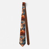 Wolven bij Sunset Ridge Stropdas (Voorkant)