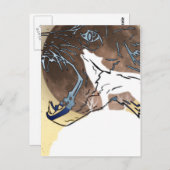 wolven briefkaart (Voorkant / Achterkant)