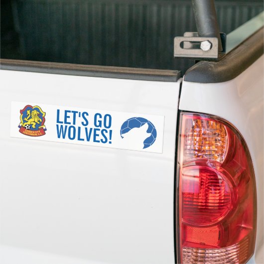 Wolven Bumpersticker (Op Truck)