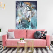 Wolven Canvas Afdruk (Insitu (Woonkamer))