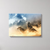 Wolven Canvas Afdruk (Voorkant)