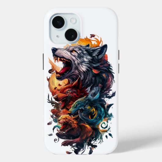 wolven Case-Mate iPhone case (Achterkant)