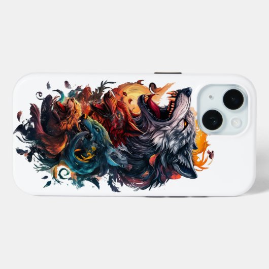 wolven Case-Mate iPhone case (Achterkant (horizontaal))