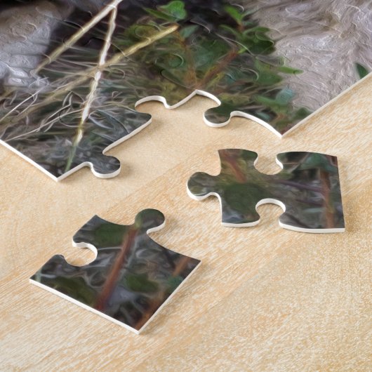 Wolven ~ Digitale oliefilter Legpuzzel (Zijkant)