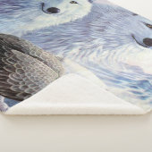 Wolven en Bald Eagle Sherpa Deken (3/4)