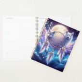 Wolven en de maan met een Dreamcatcher Planner (Display)