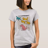 Wolven en Deer Doodle T-shirt (Voorkant)
