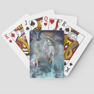 Wolven en Dream Catcher Pokerkaarten