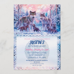 Wolven en familie Celtic Kaart