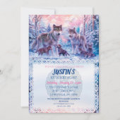 Wolven en familie Keltisch Kaart (Voorkant)