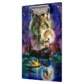 Wolven en Full Moon Klembord (Links)