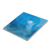 Wolven en Moon Native American Gifts Tegeltje (Zijkant)