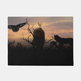 Wolven en raven deurmat