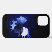 Wolven en Raven met volle maan Case-Mate iPhone Case (Achterkant (horizontaal))