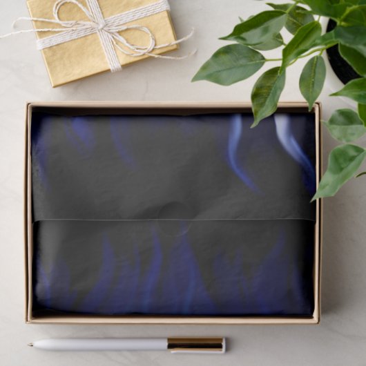 Wolven en Raven met volle maan Tissuepapier (Geschenk)