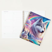 Wolven en regenbogen planner (Display)