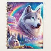 Wolven en regenbogen planner (Voorkant)